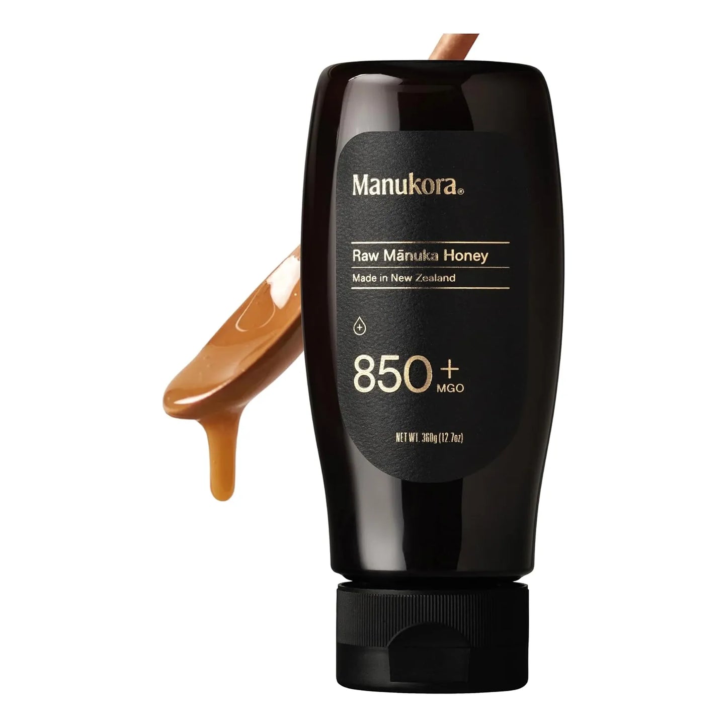 Miel De Manuka Cruda MGO 850 De Nueva Zelanda 360 G Botella Exprimible