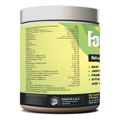 Multivitaminas Para Perros 4 En 1 Apoyo Articulaciones Salud Inmunológica Y Más
