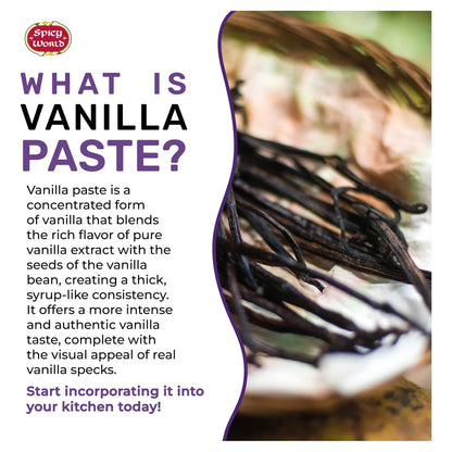 Pasta De Vainilla Natural 113g Con Agave Orgánico Puro Vegano Sin Gluten