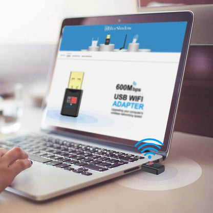 Adaptador Wifi Usb Blueshadow Doble Banda 2.4g 5g Mini Wi-fi