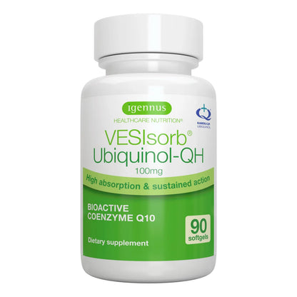 Capsulas Blandas Coq10 Ubiquinol 100 Mg Alta Absorcion Salud Cardiaca Energia