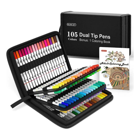 Rotuladores De Punta Doble Shuttle A Colores Vibrantes Y Precision Profesional