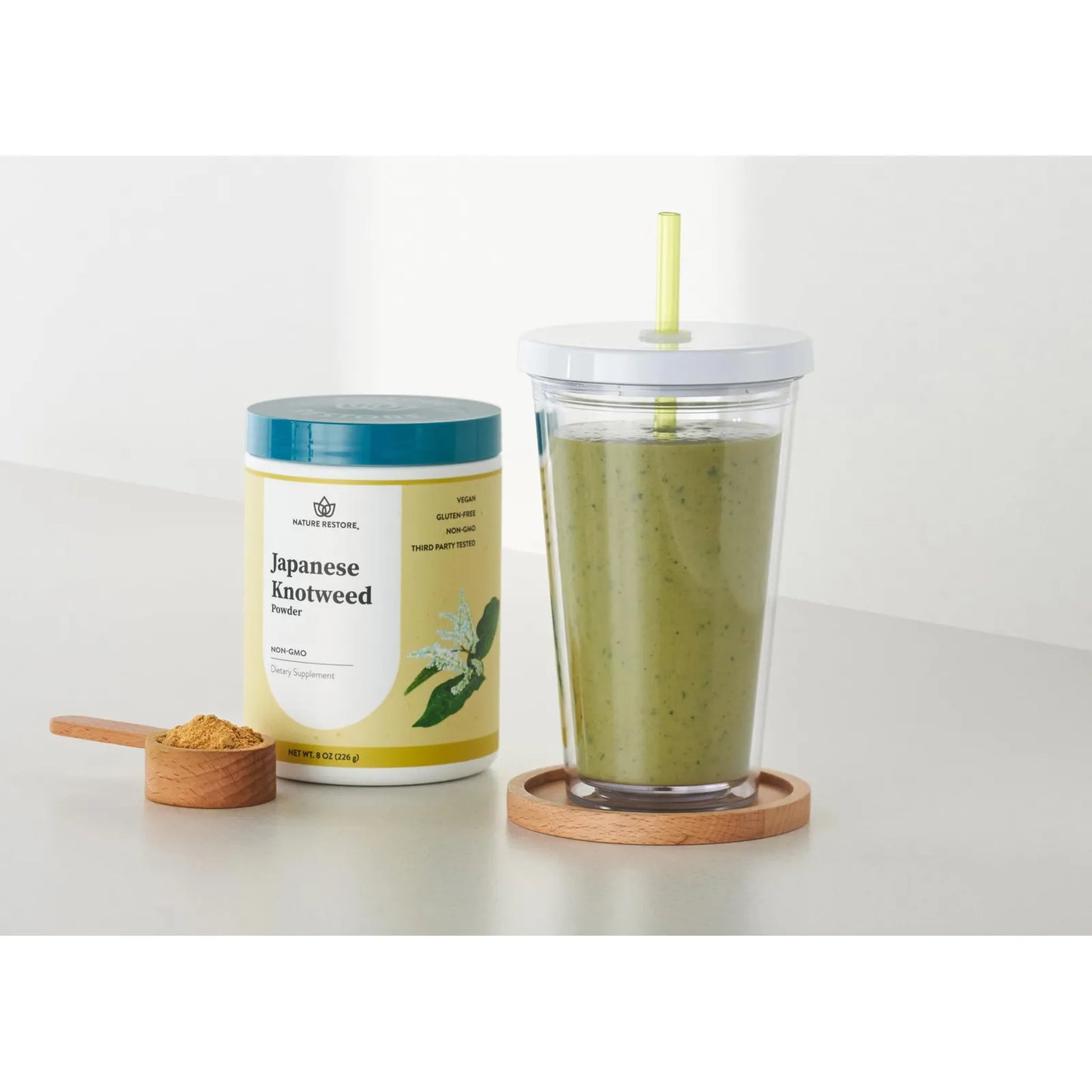 Knotweed Japones En Polvo 226 Gramos Trans Resveratrol Natural Sin Omg Sin Gluten