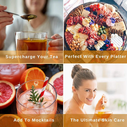 Miel De Manuka Pura Orgánica Cruda MGO 830+ Para Salud Digestiva Piel Y Energía
