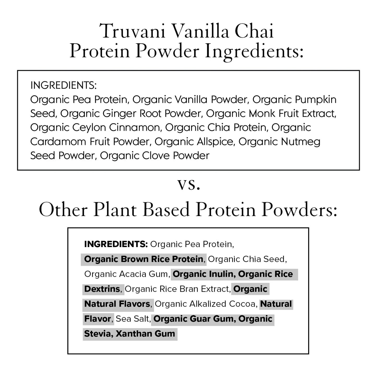 Proteína Vegana De Guisante En Polvo Sabor Vainilla Chai 20g Orgánica Keto Sin Gluten