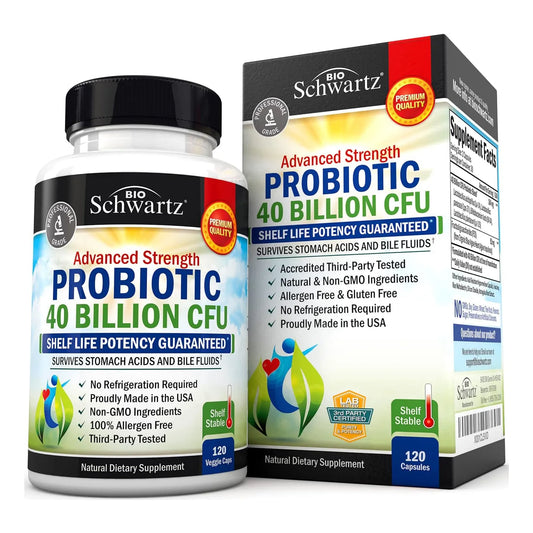 Probiotico 40 Billones Ufc Con Astragalo Y Lactobacillus Acidophilus Para Digestión E Inmunidad