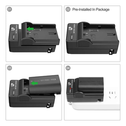 Cargador De Bateria Lp E6 Y E6n Compatible Con Canon Eos 90d 80d 70d 60d 7d 6d 5d R5 R6 Seguro Y Portatil