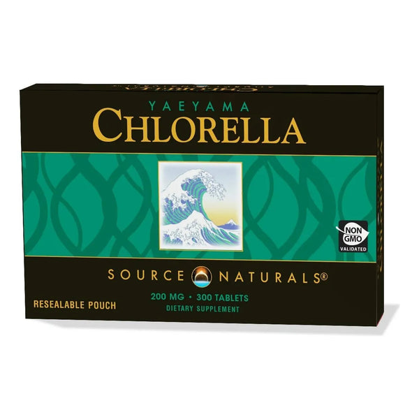 Chlorella Verde 200 Mg Tabletas Superalimento Energizante Con B12 Source Naturals
