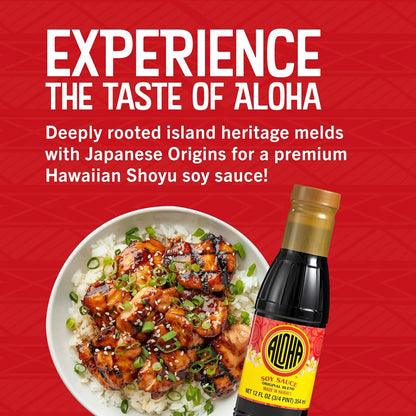 Aloha Shoyu Salsa De Soja Hawaiana Suave 3.8l Premium Tradicion Desde 1946