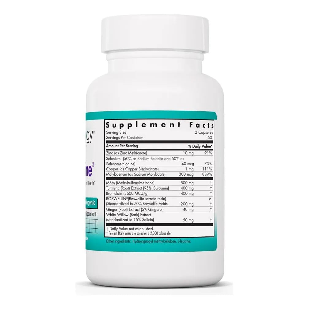 Enzocaina Vegicaps 120 Capsulas Soporte Articular Y Energia Natural