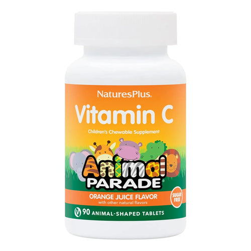 Vitamina C Masticable Para Niños Sabor Naranja Natural NaturesPlus 90 Tabletas