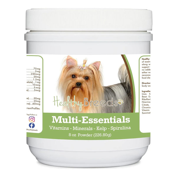 Polvo Nutritivo Para Yorkshire Terrier Con Vitaminas Y Minerales Suplemento Saludable