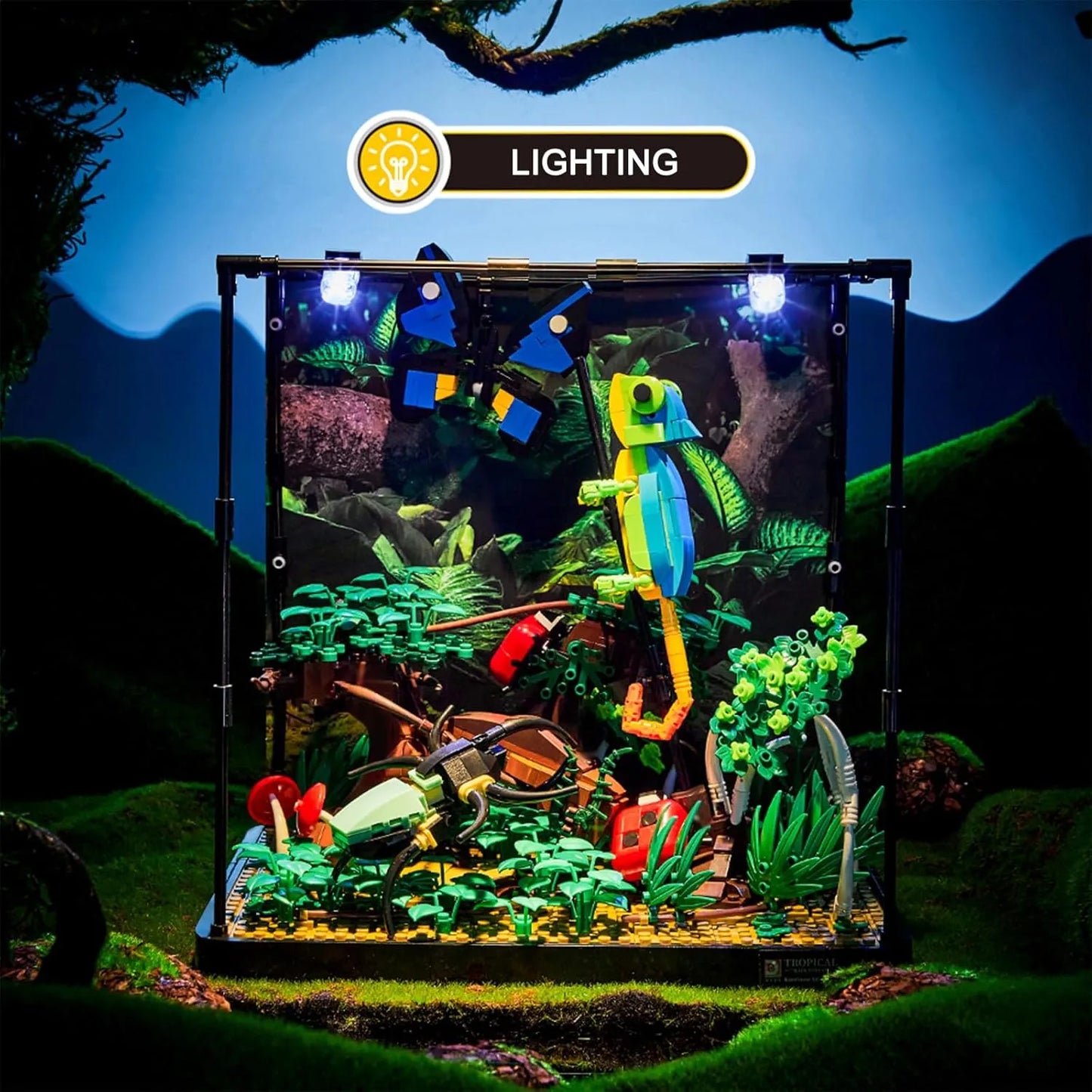 Juego Construccion Mariposas Botanicas Jardín Adultos 1284 Piezas Educativo
