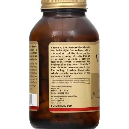 Solgar Vitamina C 1000 Mg, 250 Capsulas Vegetales - Antioxid - Imagen 3