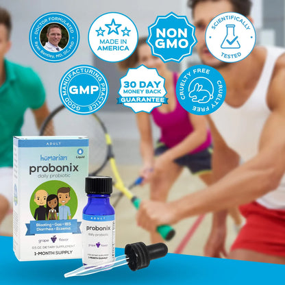 Liquido Probiotico Gotas Salud Digestiva Alivia Hinchazon Gas Estrenimiento