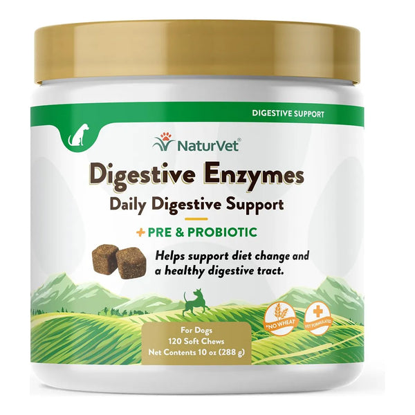 Probiótico Masticable Con Enzimas Digestivas Para Perros 90 Soft Chews Salud Digestiva