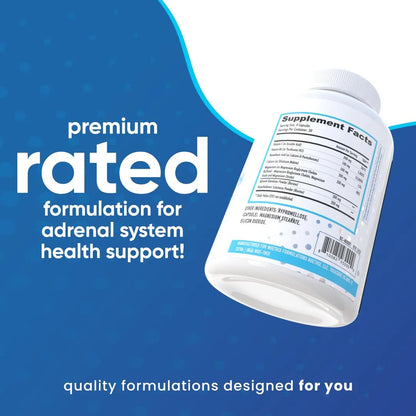 Adrena Health Suplemento Soporte Suprarrenal Energia Y Estado De Animo 120 Capsulas