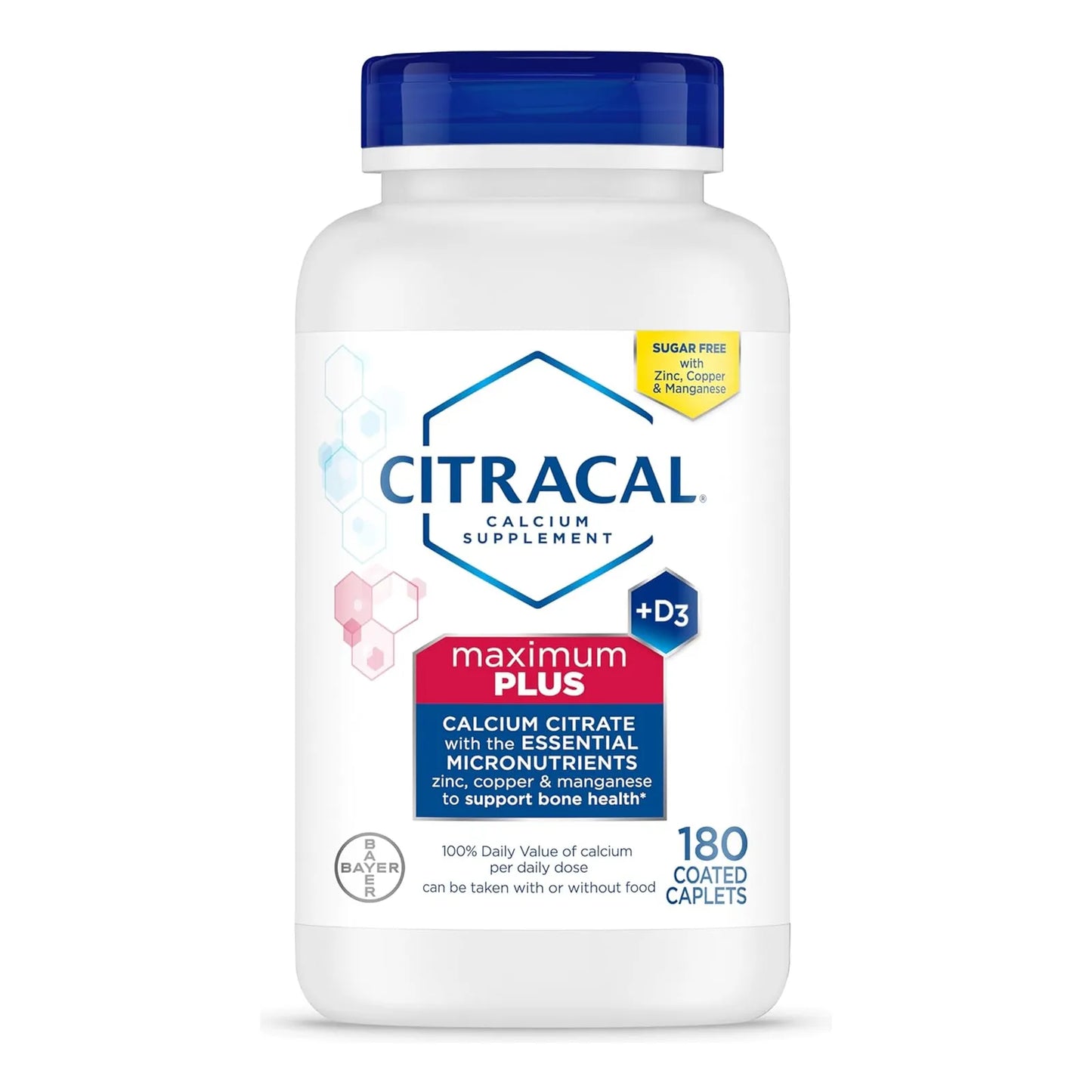 Citracal Maximum Plus 650 Mg Con Vitamina D3 180 Caps Suplemento Para Huesos Fuertes