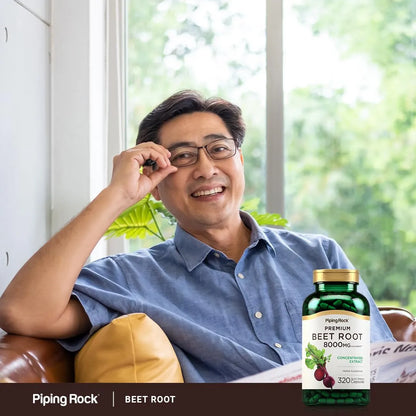 Capsulas Raiz De Remolacha 8000 Mg 320 Unidades Extracto Concentrado Suplemento Natural