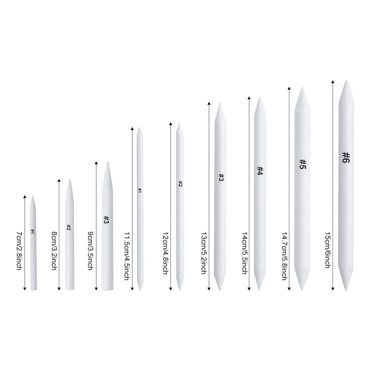Kit De Arte Febsnow 84 Piezas Tocones Tortillones Mezcladores Profesional