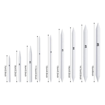 Kit De Arte Febsnow 84 Piezas Tocones Tortillones Mezcladores Profesional