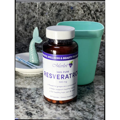 Cápsulas De Resveratrol 500 Mg Antienvejecimiento 60 Unidades Beauty Within