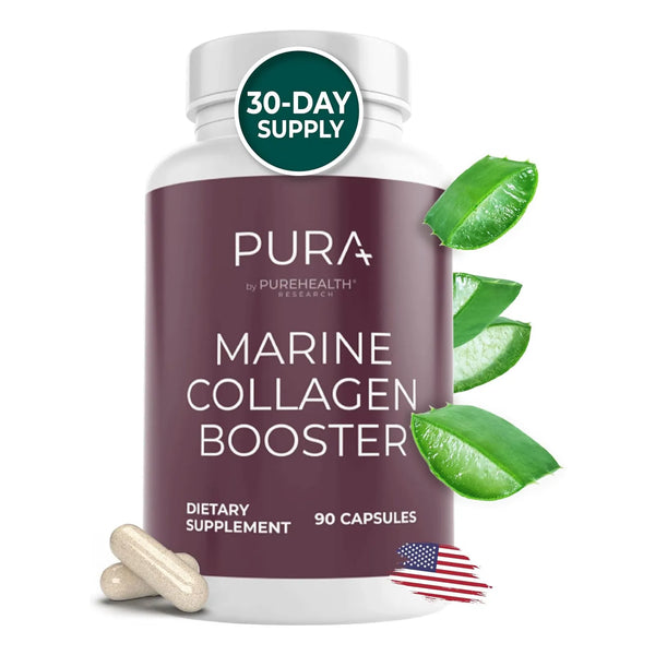 Suplemento De Colageno Marino Con Acido Hialuronico Aloe Vera Y Vitamina E Para Piel Cabello Y Uñas