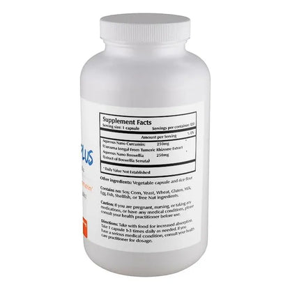 Nano Curcumina Plus 500 Mg Con Boswellia 120 Cápsulas Veganas Alta Absorción