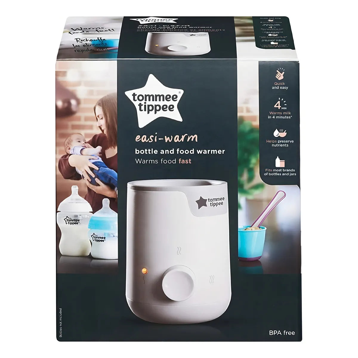 Calentador Eléctrico Tommee Tippee Easi-Warm 120 - Rápido Y Seguro Para Tu Bebé