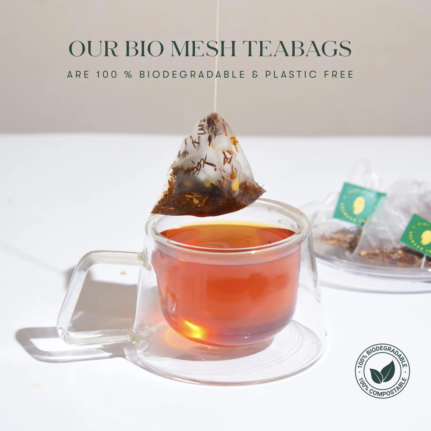 Té De Hierbas De Manzanilla 100 Gr Paquete A Granel 50 Tazas Sin Cafeína