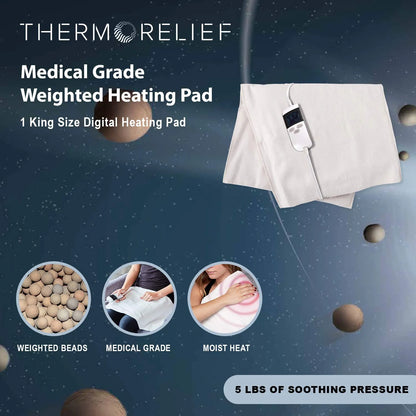 Almohadilla Termica Humeda Extra Caliente ThermoRelief Alivio Profundo Dolor