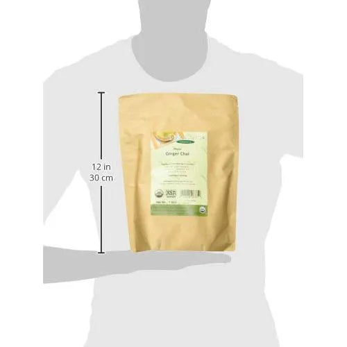 Té De Jengibre Chai Orgánico Hoja Suelta 454 Gramos Energía Natural Y Digestión Saludable