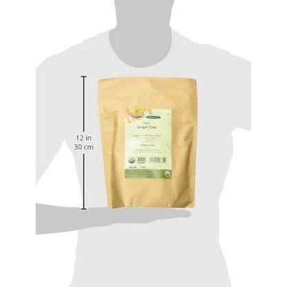 Té De Jengibre Chai Orgánico Hoja Suelta 454 Gramos Energía Natural Y Digestión Saludable