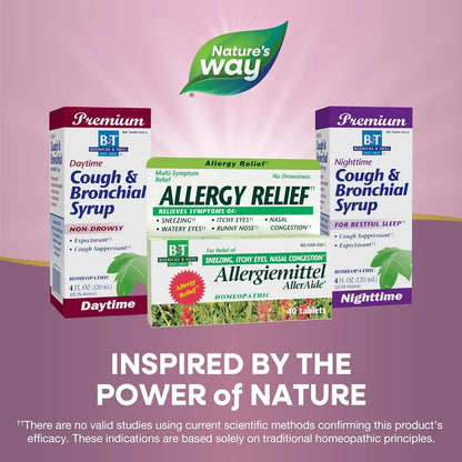 Alivio Natural Para Alergias 40 Tabletas Efectivas Y Rapidas Sin Somnolencia