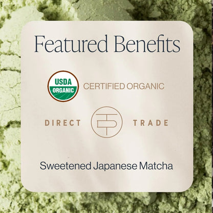 Té Verde Orgánico Japonés En Polvo Dulce Para Bebidas Calientes O Frías