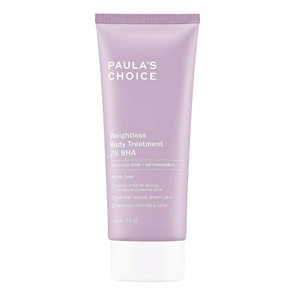 Paulas Choice Resist Weightless Body Treatment 2 Bha Exfoliante Corporal Suave