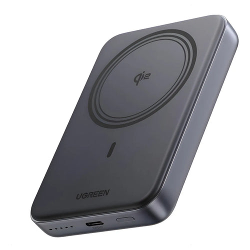 Power Bank Magnético Ugreen Qi2 10000mah Carga Inalámbrica Negro - Imagen 1