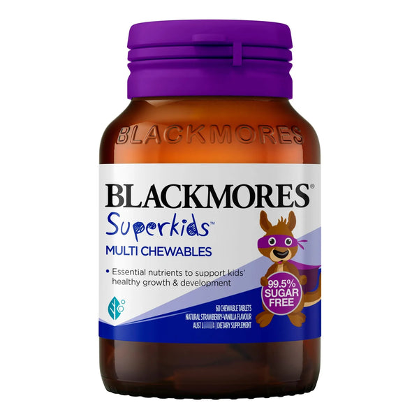 Multivitaminas Masticables Superkids Multi 60 Unidades Para Niños