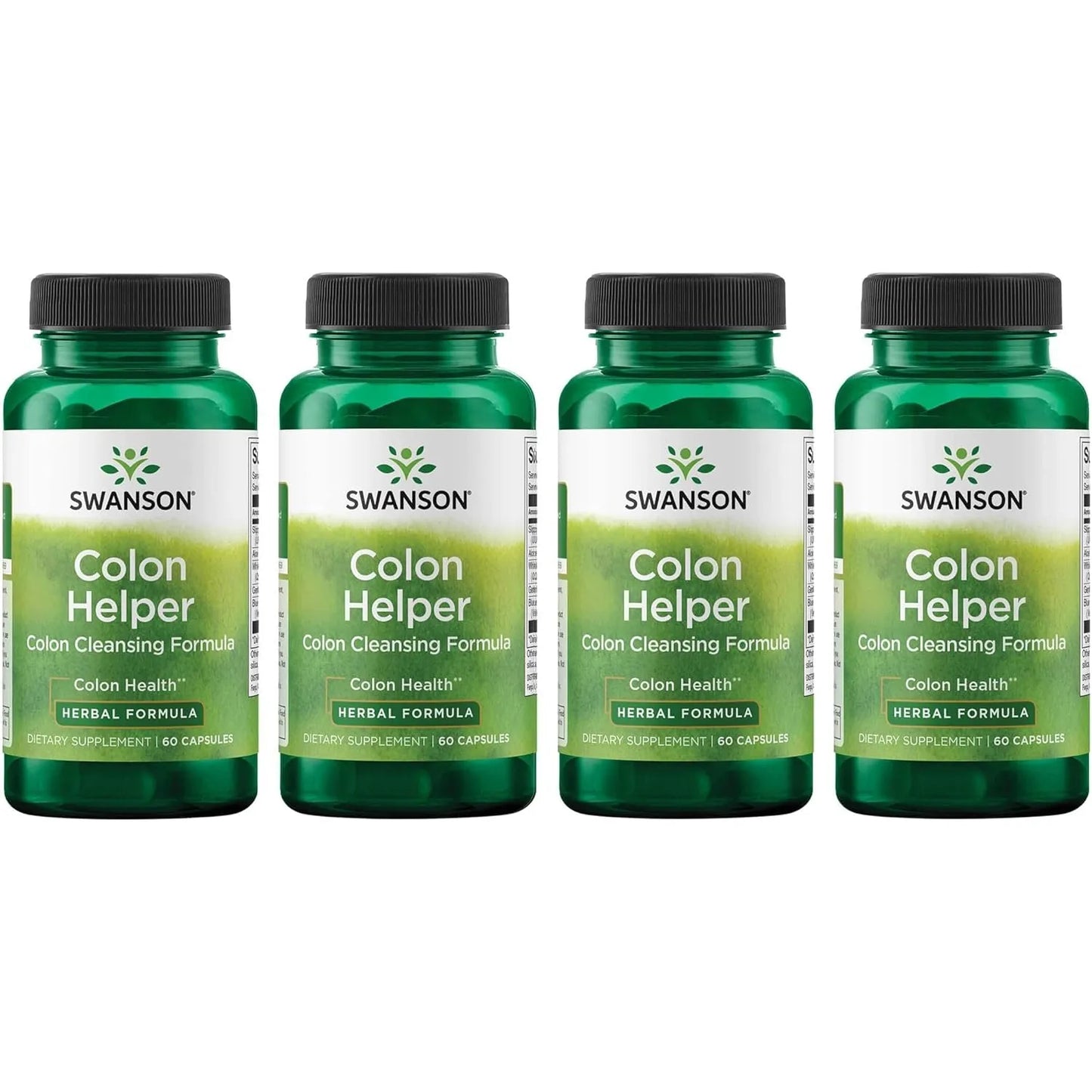 Colon Helper Salud Digestiva Swanson 60 Capsulas Vervaina Sello Dorado