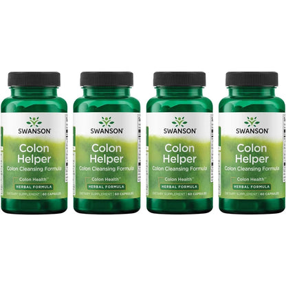 Colon Helper Salud Digestiva Swanson 60 Capsulas Vervaina Sello Dorado