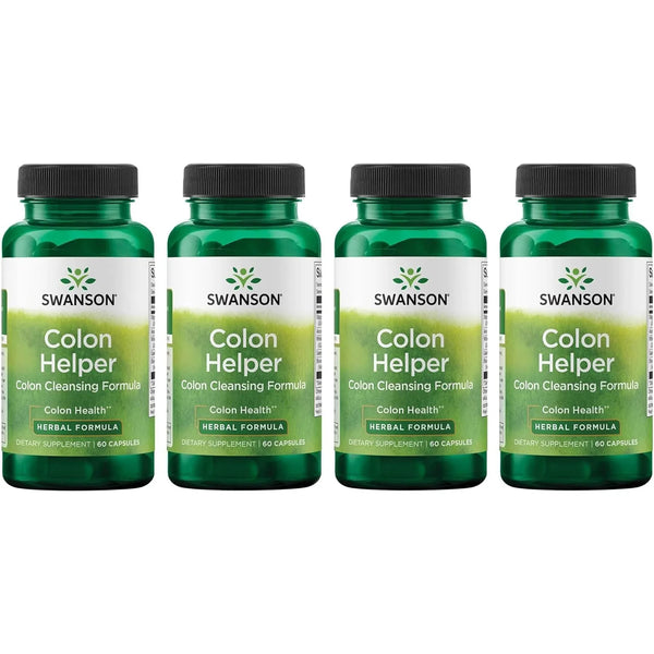 Colon Helper Salud Digestiva Swanson 60 Capsulas Vervaina Sello Dorado