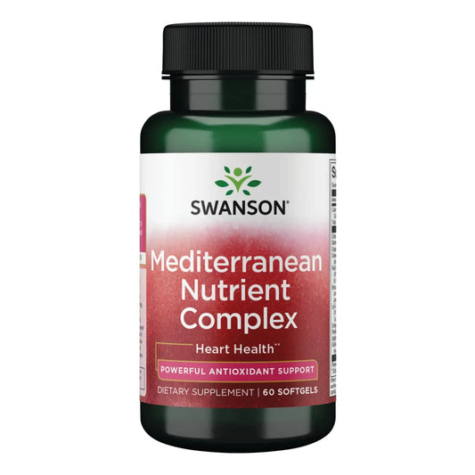 Swanson Complejo Mediterráneo Nutrientes 60 Cápsulas Salud Cardiovascular