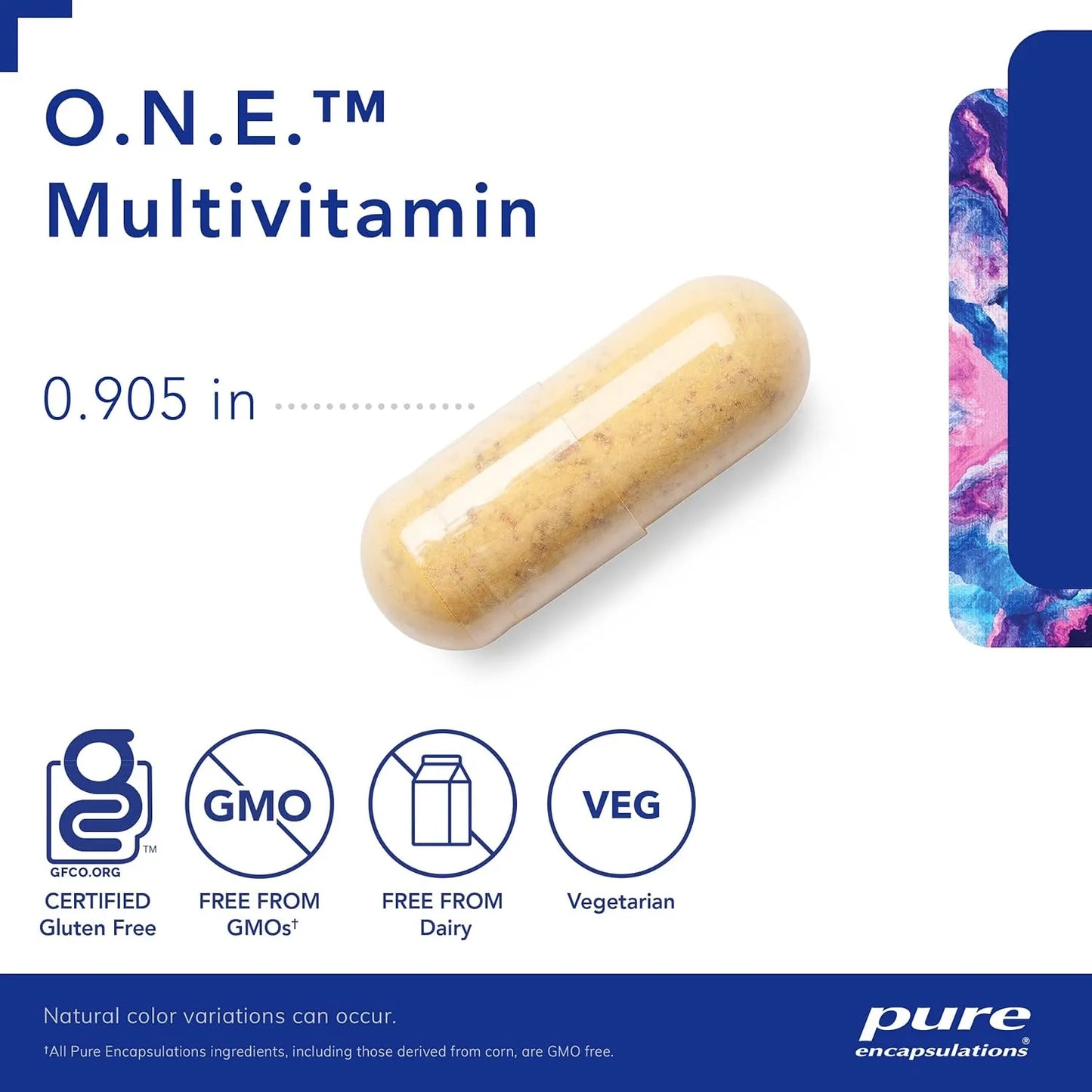 One Multivitaminico Vision Y Funcion Cognitiva 60 Caps Pure Encapsulations