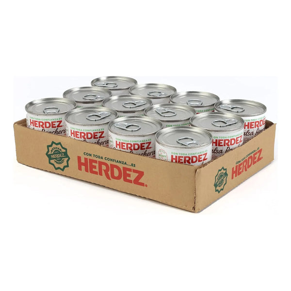 Salsa Ranchera Herdez Lata 198g Paquete De 12 Auténtica Sabor Mexicano