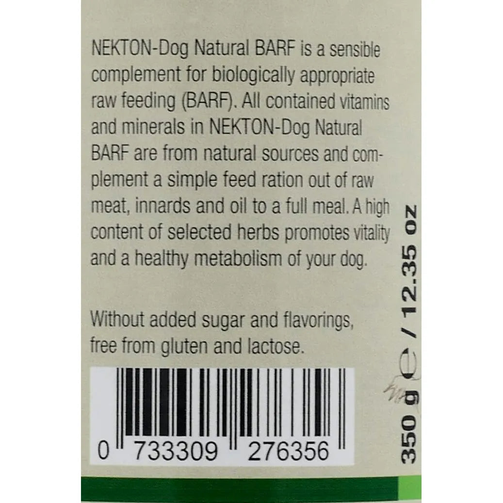 Alimento Natural Crudo Barf Para Perros 350 G Suplemento Nutricional Premium