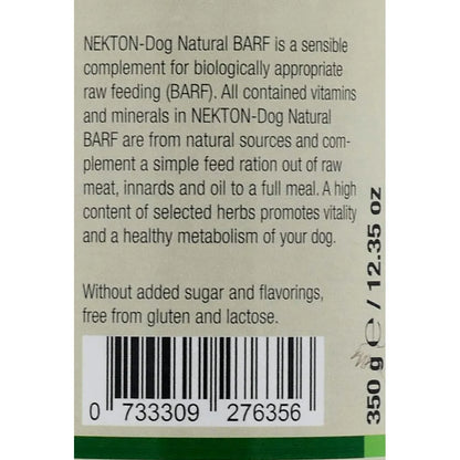Alimento Natural Crudo Barf Para Perros 350 G Suplemento Nutricional Premium