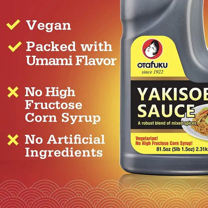 Salsa Yakisoba Japonesa Otafuku 1 2 Galon Sabores Naturales Vegana