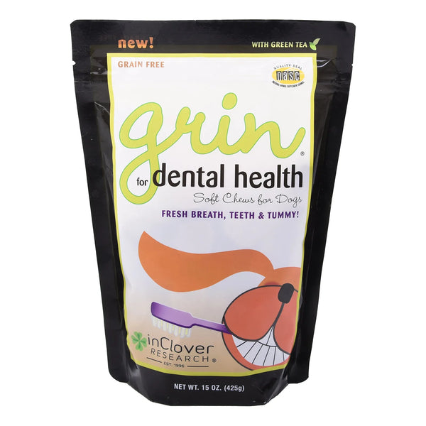 Masticables Dentales Clover Grin Para Perros Elimina Placa Y Mal Aliento Naturalmente