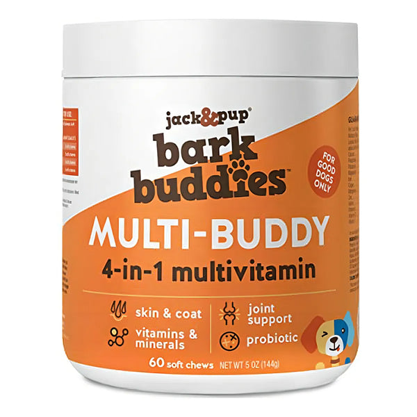 Multivitaminas Y Suplementos Para Perros Jack&pup Bark Bud Salud Y Energía