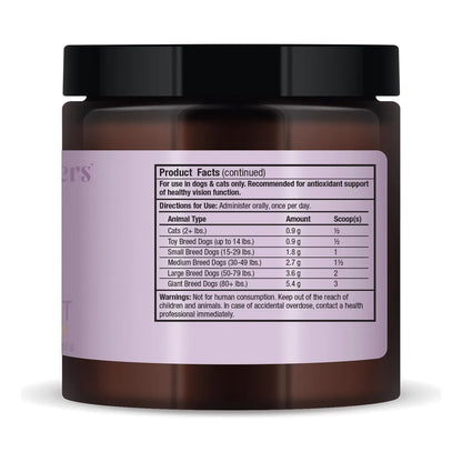 Soporte Ocular Para Gatos Y Perros 180 G Fórmula Natural Nut Alivia Y Protege